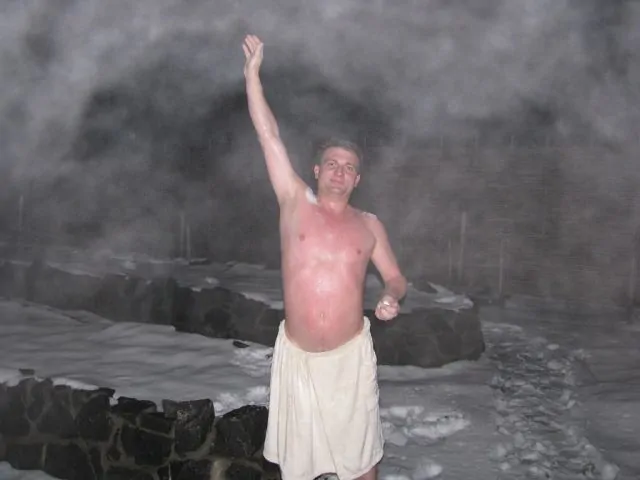 Охлаждение после бани в Шале Десна 
